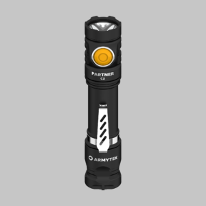 Latarka Armytek Partner C2 Magnet USB Warm – 2w1 EDC + taktyczna (zestaw)