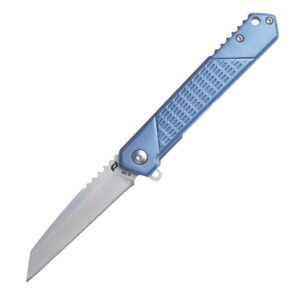 Nóż składany Schrade Inert – Blue Aluminium / AUS-10 (EDC)
